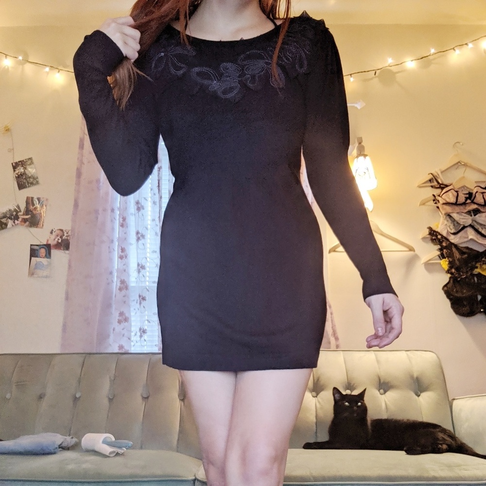 Boutique Navy sweater dress